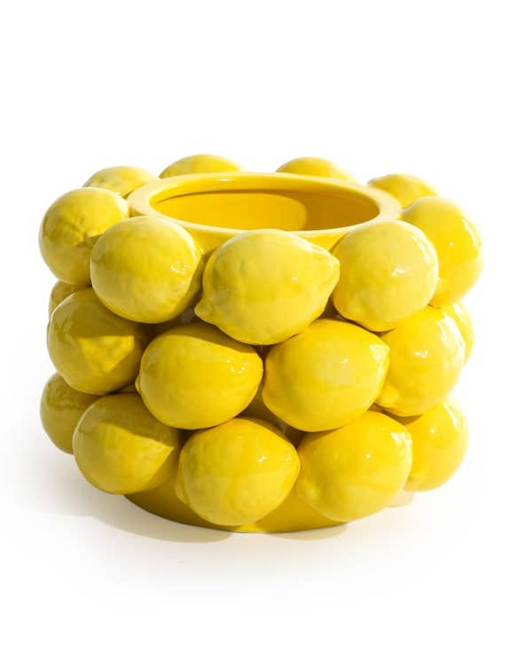 Bol/vase multi-citrons en céramique