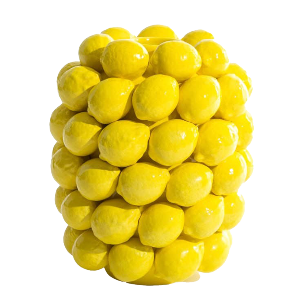 grand vase décoratif citron taille vase xxl
