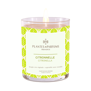 Marre des moustiques ? Adoptez notre bougies parfumées senteur citronnelle, fabriqué à partir de produits naturelle.