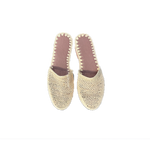Charger l&#39;image dans la galerie, Pour un look décontracté et branché a la jane birkin, portez nos chaussures hermès. réalisé a la main et fabriqué a partir de raphia tressés 
