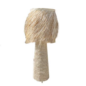 lampadaire en osier xxl, ideal pour une decoration bohème chic réussit