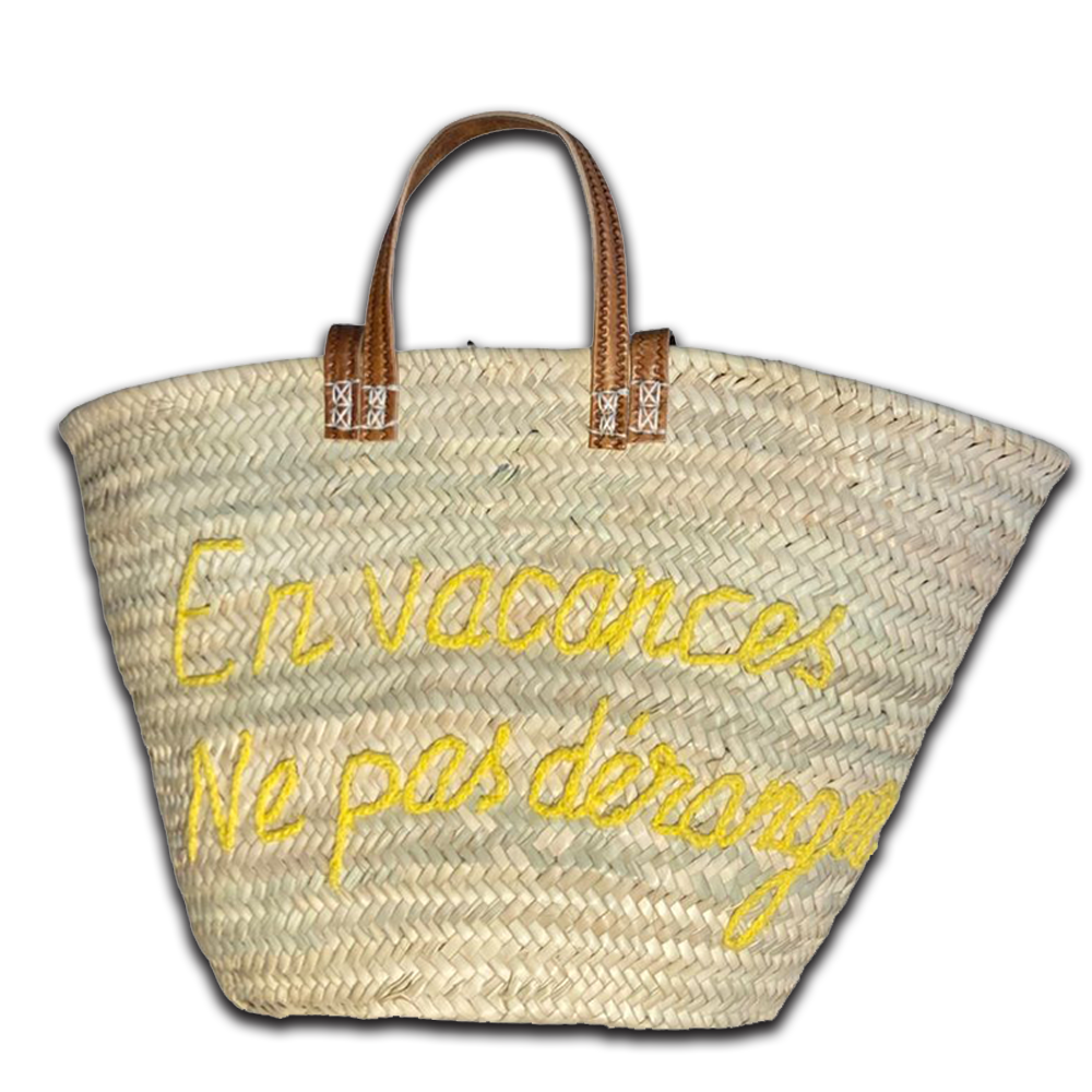 Cabas clearance osier personnalisé