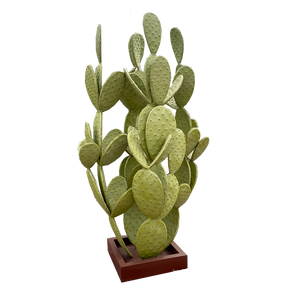statue d'un cactus en fer, ideal dans votre decoration de jardin ou comme ornement décoratif d'intérieur 