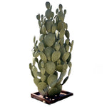Charger l&#39;image dans la galerie, Cette sculpture de cactus en metal vous rappellera les paysages du Sud de la Méditerranée et apportera une touche contemporaine et végétal a votre décoration intérieur ou extérieur.
