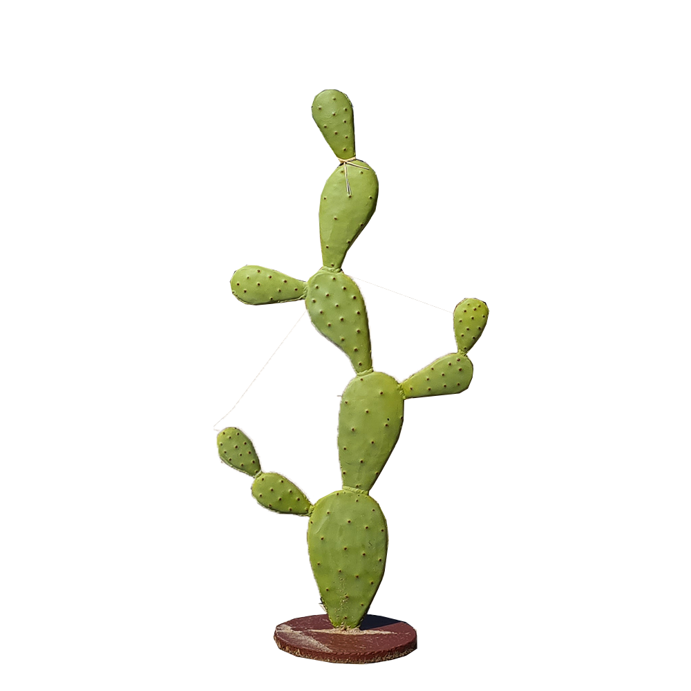 superbe cactus en fer forgé, effet réel assuré. Nos statues de cactus sont entièrement réalisé a la main par nos talentueux artisans. 