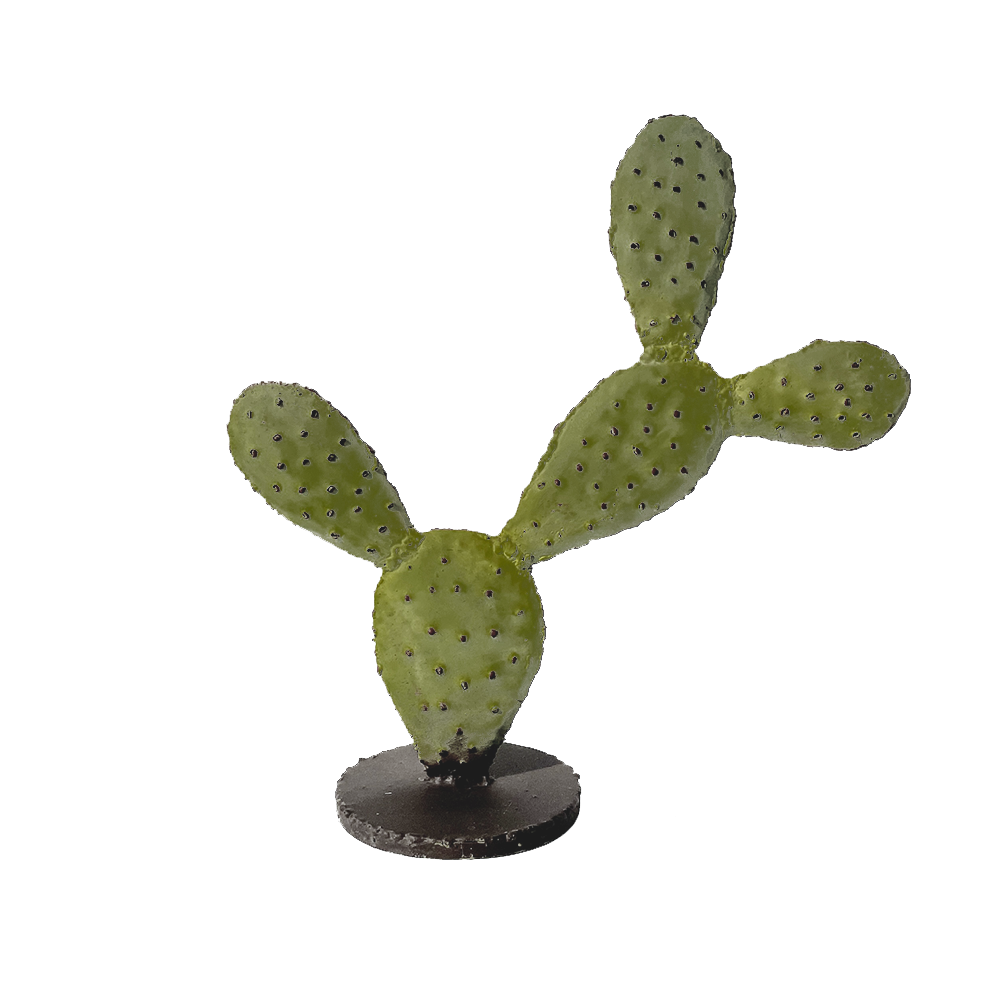 Cette sculpture de cactus en métal vous rappellera les paysages du Sud de la Méditerranée et apportera une touche contemporaine et végétal à votre décoration intérieur !