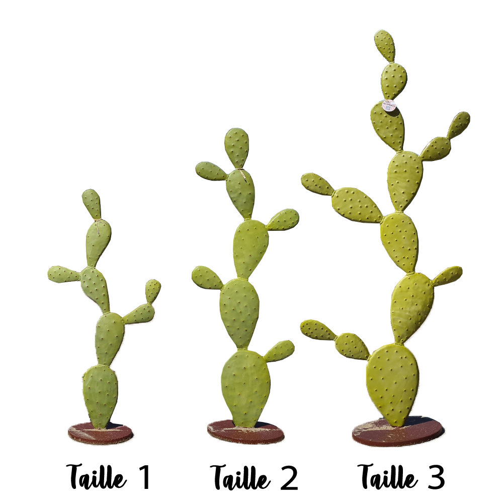 3 tailles differents pour nos fabuleux sculptures de cactus. Ideal en intérieure ou en extérieur. Vous allez adorez nos cactus en fer forgé effet réel. pas de risque de ce blessé avec nos cactus artificiel 